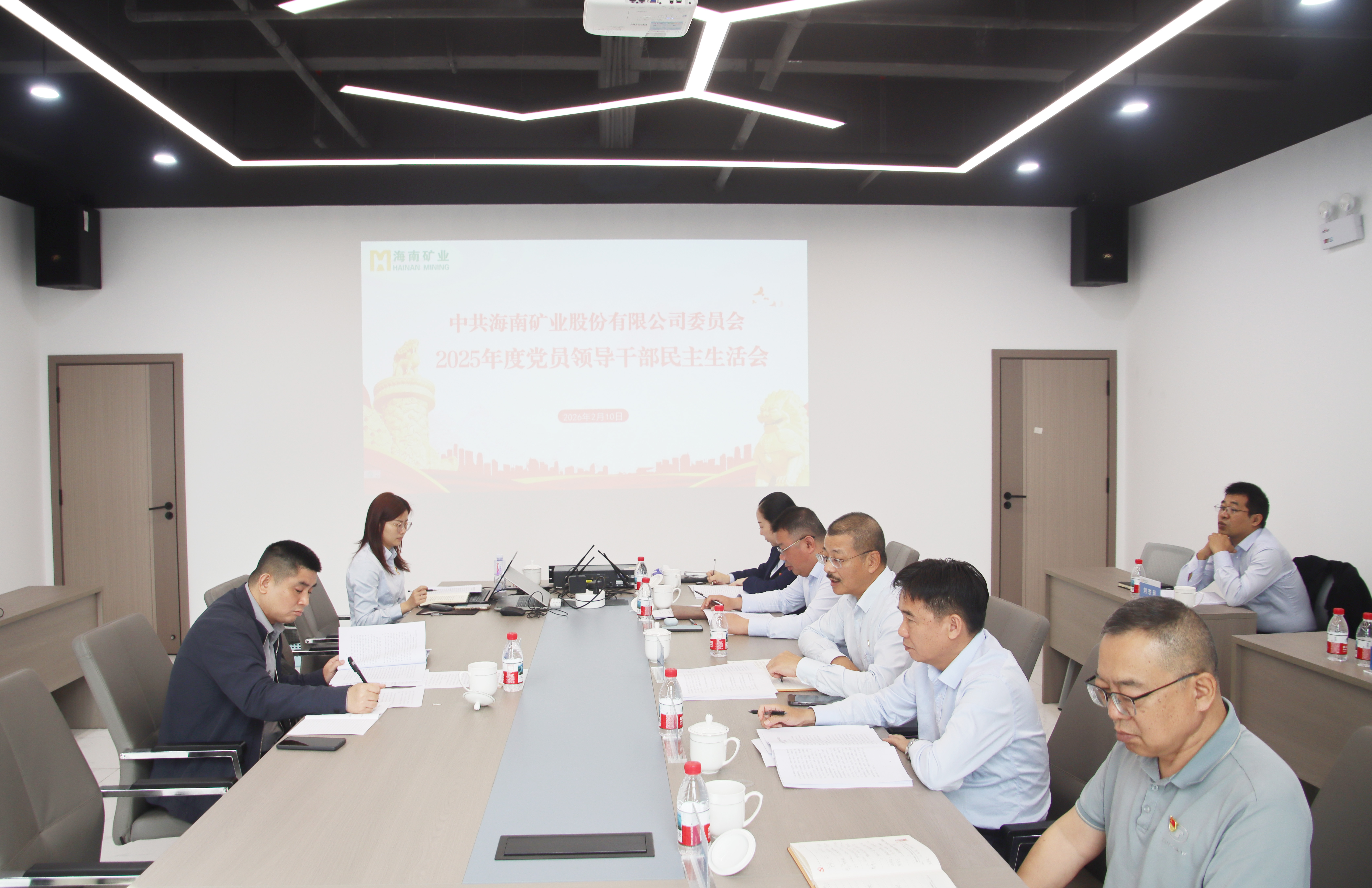 海南矿业党委召开2025年度民主生活会